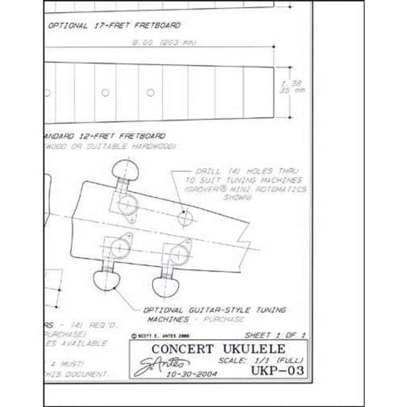 Blueprint - Concert Ukulele