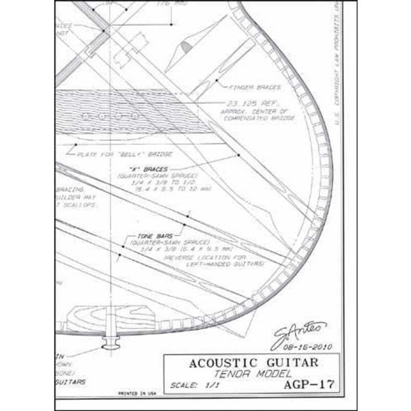 Blueprint - Tenor Guitar