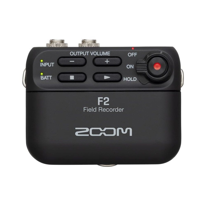 Zoom F2 Field Recorder and Lavalier Microphone