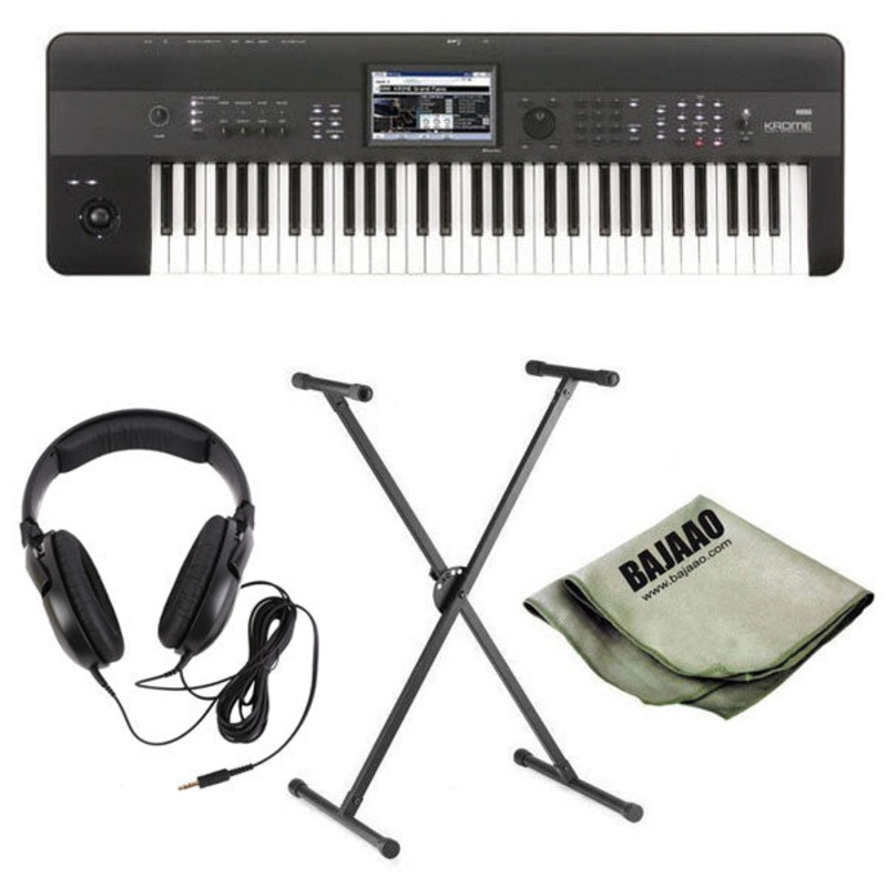 Korg Krome 61-Key Synthesizer Workstation Deluxe Bundle
