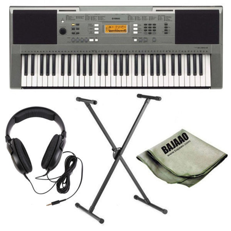 Yamaha PSR-E353 61-Key Touch Sensitive Keyboard Deluxe Bundle