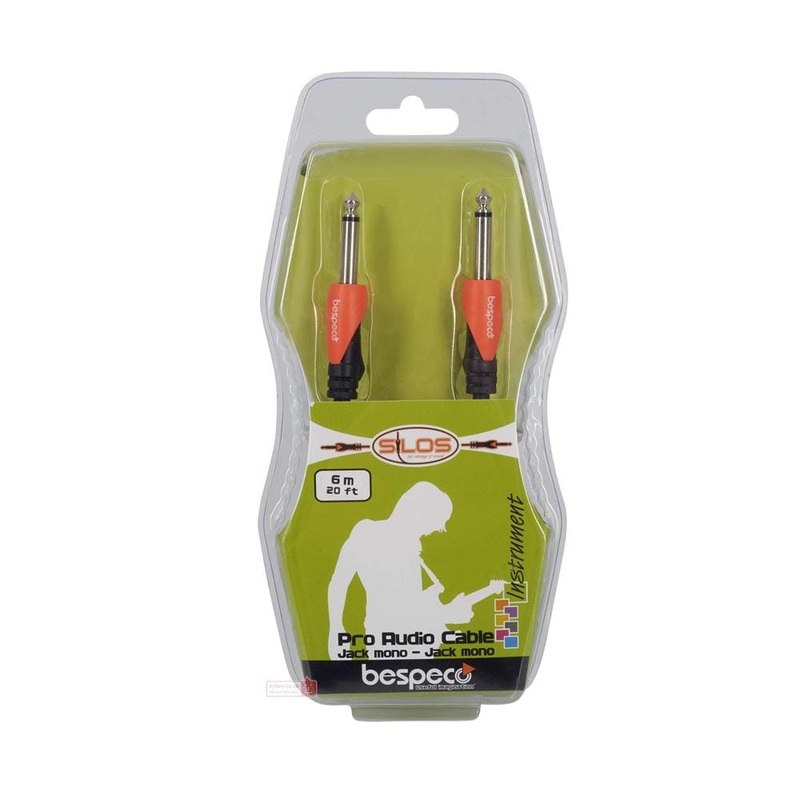 Bespeco SLJJ600 Jack Mono To Jack Mono - 6 Metres