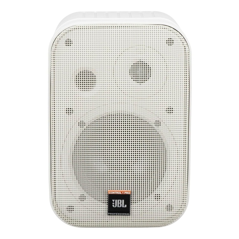 JBL C1PRO Control 1 Pro 150 Watts 2-Way Compact Loudspeaker - Single - White