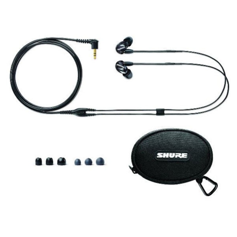 Shure SE215K Sound Isolating Dynamic Microdriver Earphones