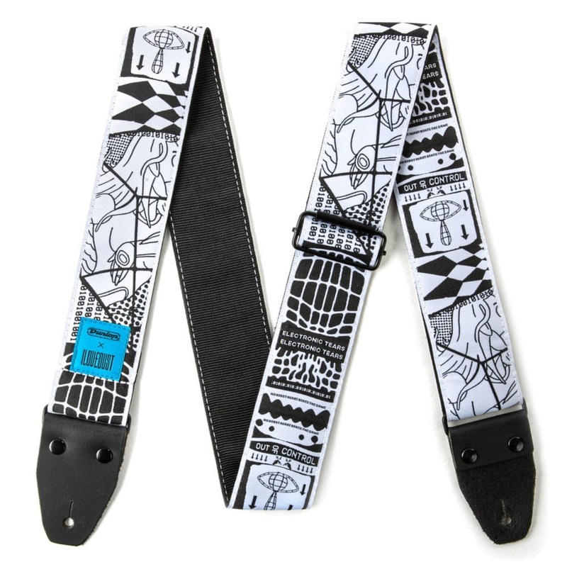 Dunlop ILD07 ILOVEDUST Electronic Tears Guitar Strap