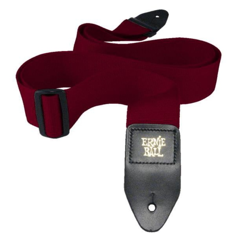 Ernie Ball 4047 Burgundy Polypro Guitar Strap