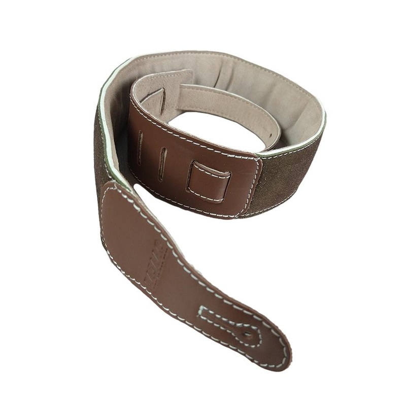2.5 Inch Leather Guitar Strap for Electric / Acoustic / Bass Guitar