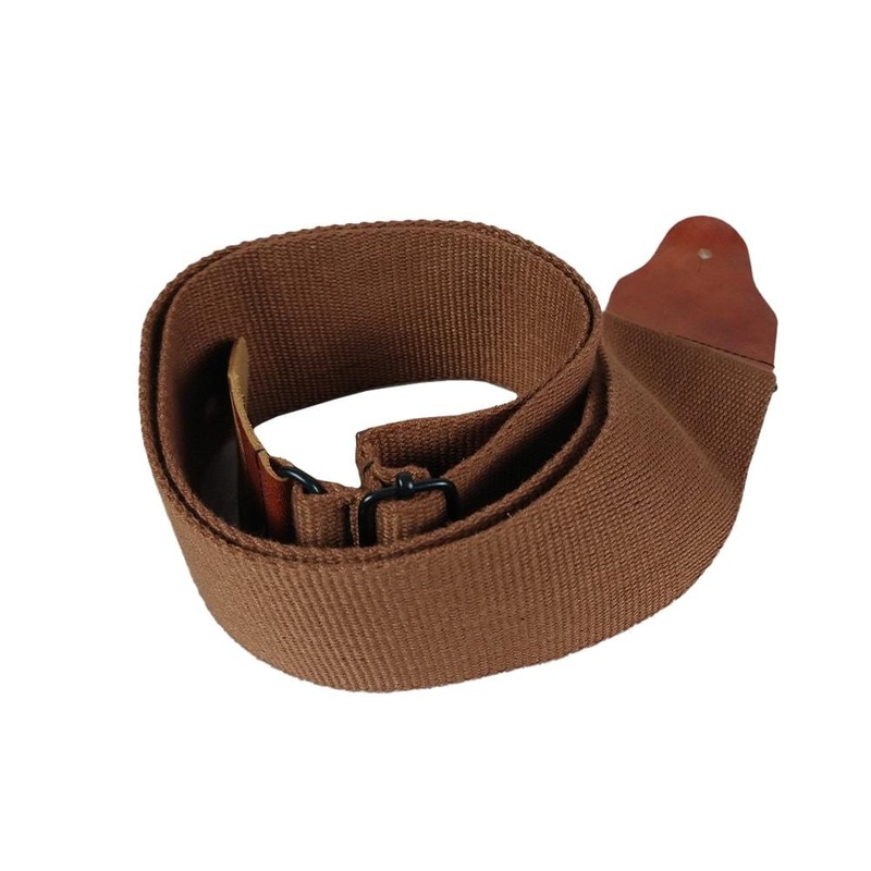 2.9 Inch Cotton Guitar Strap - Brown for Electric / Acoustic / Bass Guitar- Brown