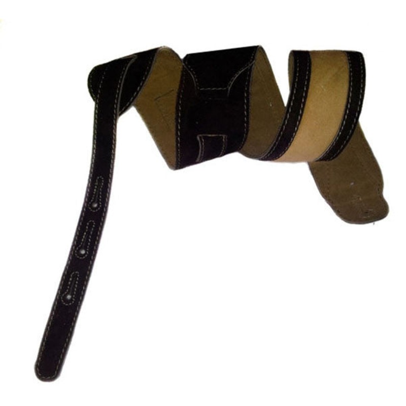D'Alberto 3inch Ultra Comfort Leather Guitar Strap