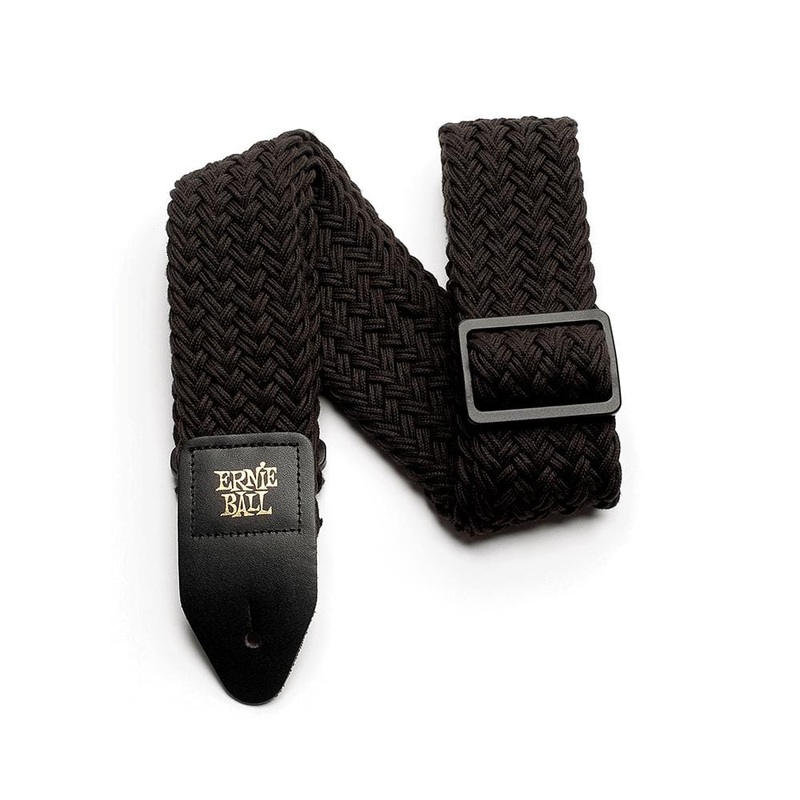 Ernie Ball 4148 Raven Black Polyspun Guitar Strap