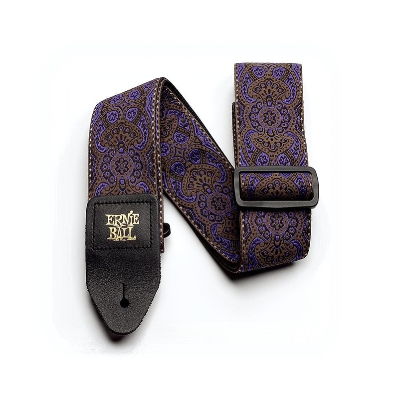 Ernie Ball 4164 Purple Paisley Jacquard Guitar Strap