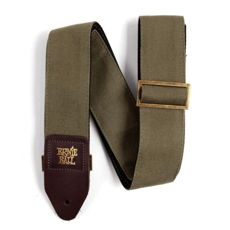 Ernie Ball 4673 Olive Canvas Strap