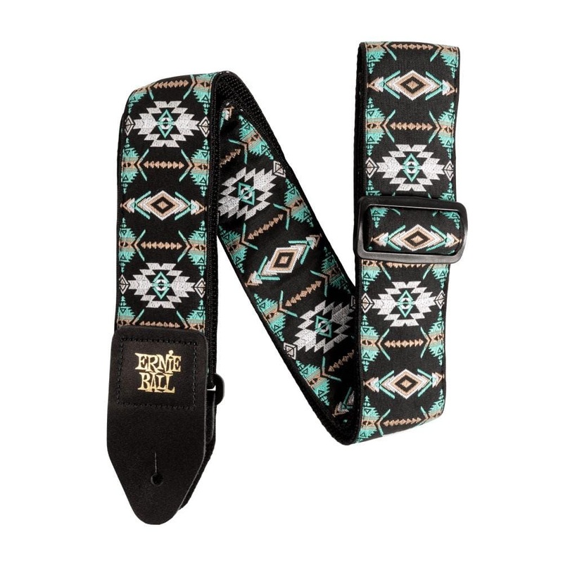 Ernie Ball Southwestern Jacquard Strap - Turquoise