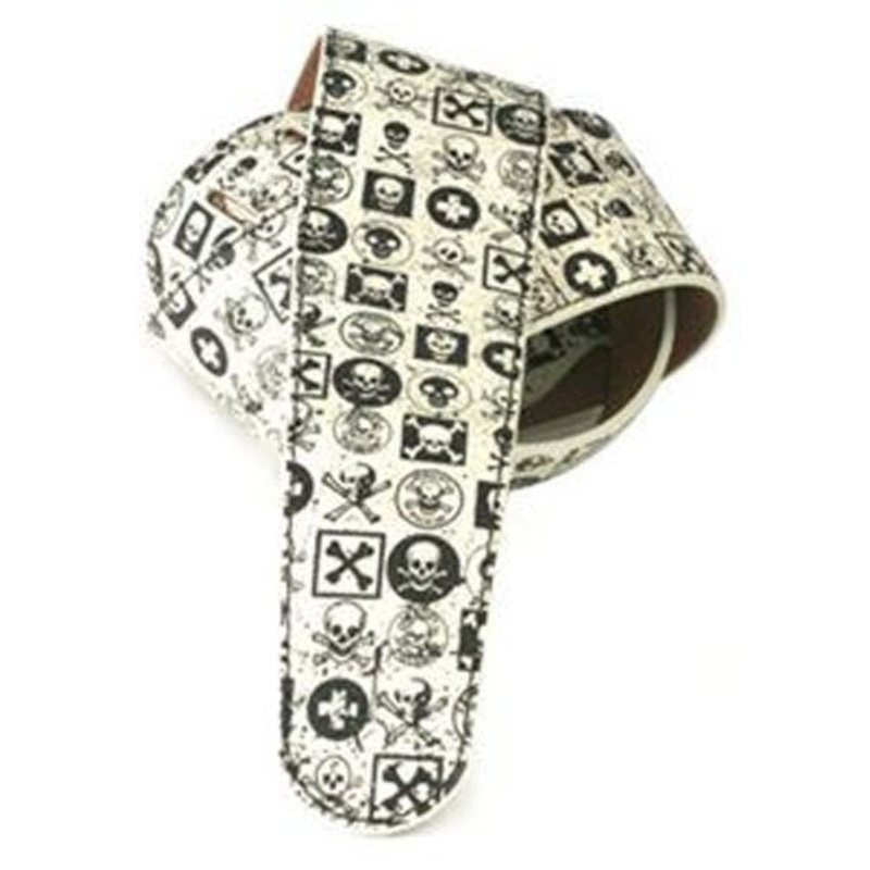 Planet Waves Leather 2.5inch Stoned Guitar Strap Fashion X 25STL06