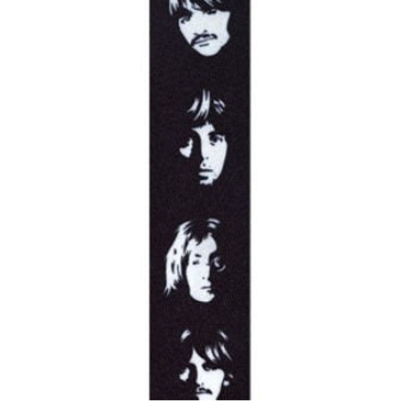 Planet Waves 50mm 50BTL05 Leather White Album Guitar Strap