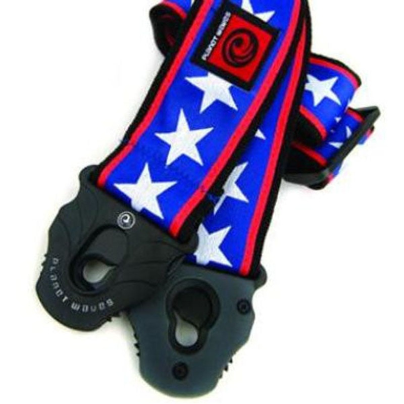 Planet Waves 50mm 50PLA10 Stars Stripes Lock Guitar Strap