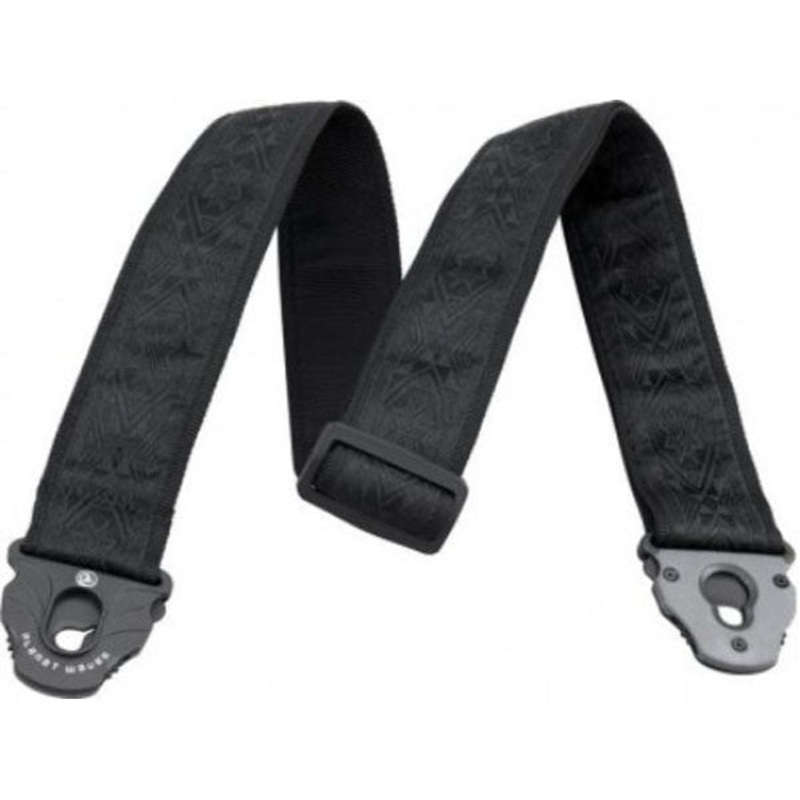 Planet Waves 50PLB01 50mm Black Satin  Guitar Strap