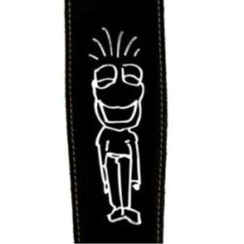 Planet Waves Joe Satriani Leather Icon/Frog Man Guitar Strap