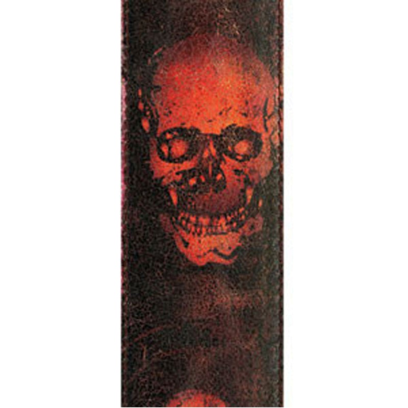 Planet Waves Leather 2.5inch Stoned Guitar Strap Horror Show 25STL03