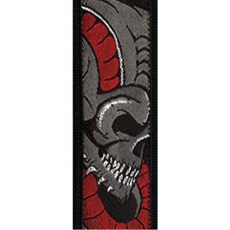 Planet Waves Skull Guitar Strap 50MM 50F02