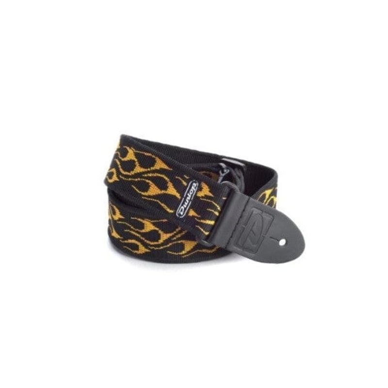Dunlop D3811OY Flambe Orange/Yellow Flame Guitar Strap