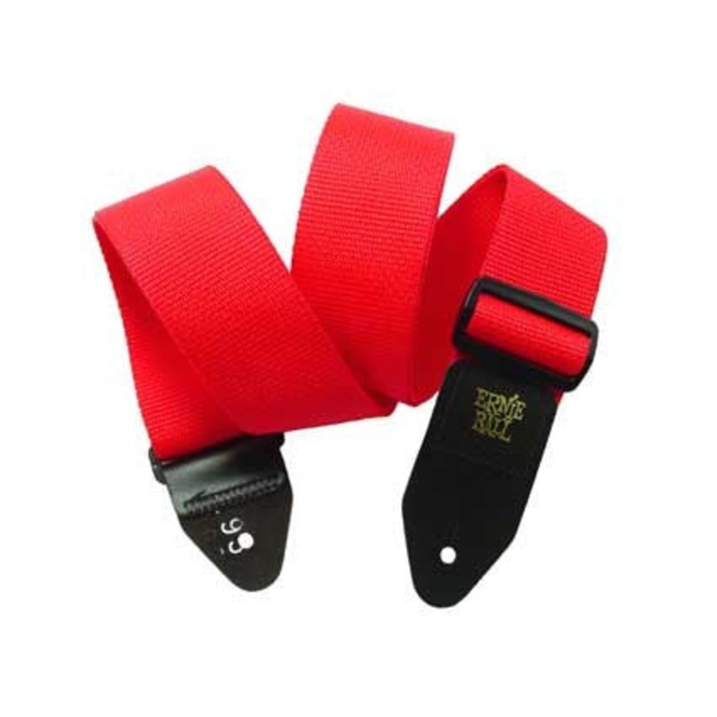 Ernie Ball Red Polypro Guitar Strap