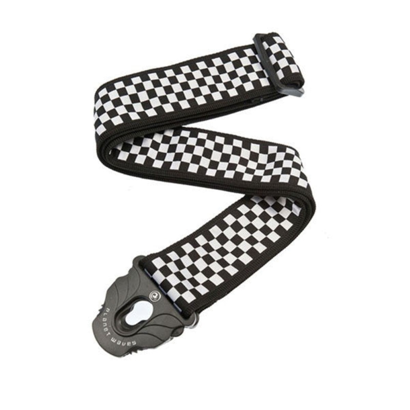 Planet Waves 50PLC02 Planet Lock Guitar Strap, Check Mate
