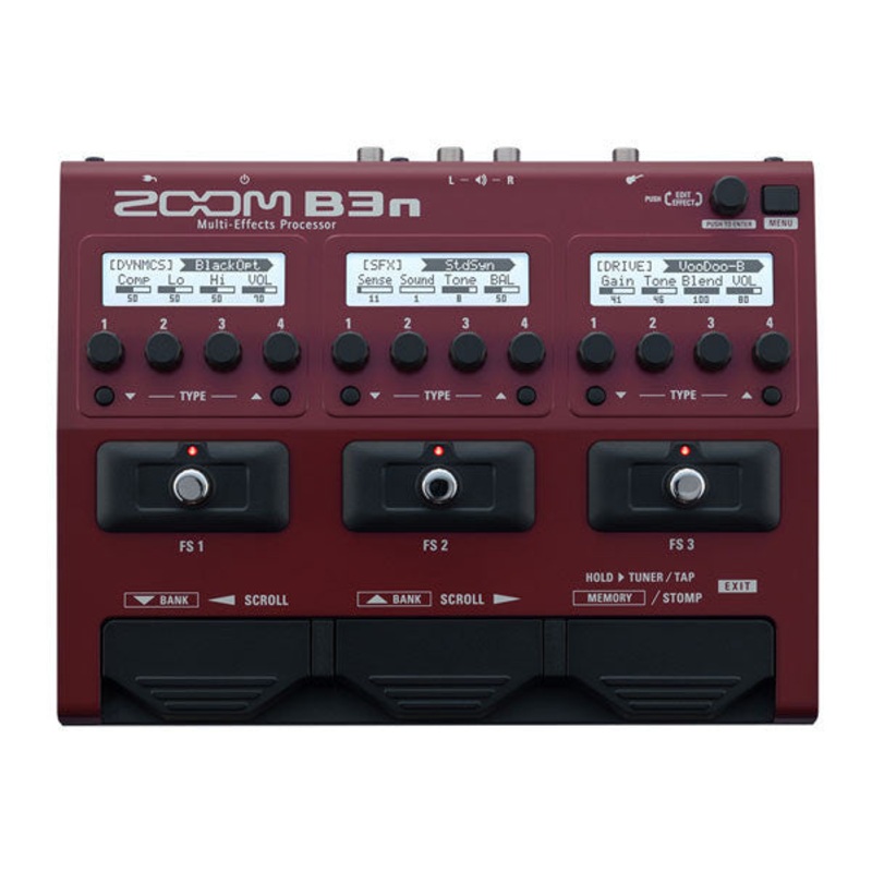 ZOOM B3n Multi-Effects Guitar Processor for Bass