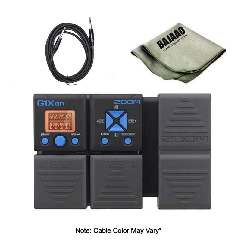 Zoom G1Xon Multi Effects Guitar Processor With Guitar Cable And Polishing Cloth
