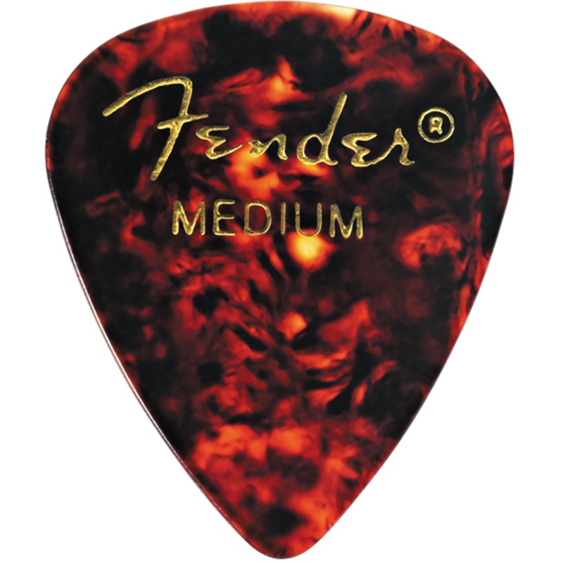 Fender Classic Shell Picks 12 Pack, Medium