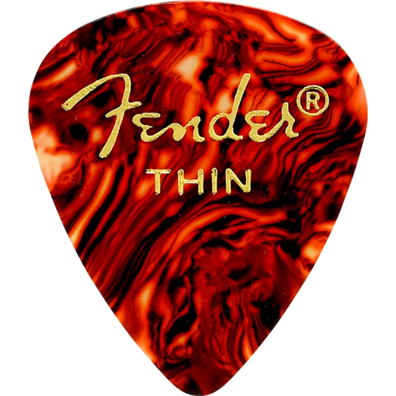 Fender Classic Shell Picks 12 Pack, Thin