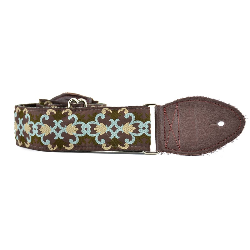 Souldier Brighton Guitar Strap - Brown/Blue