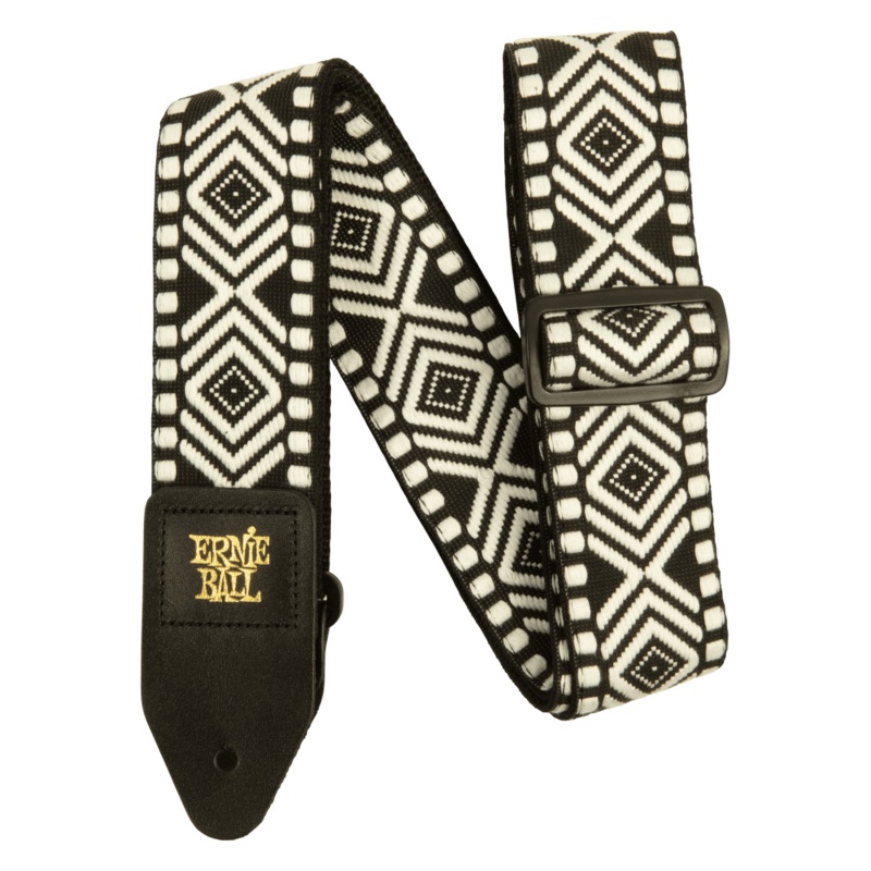 Ernie Ball Jacquard Guitar Strap, White Savannah