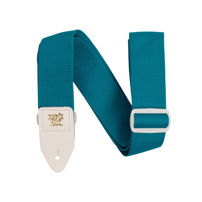 Ernie Ball Teal & White Polypro Guitar Strap