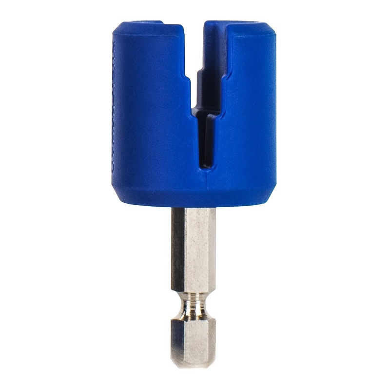 MusicNomad Grip Bit - Rubber Lined Drill Bit Pegwinder For Cordless Screwdriver