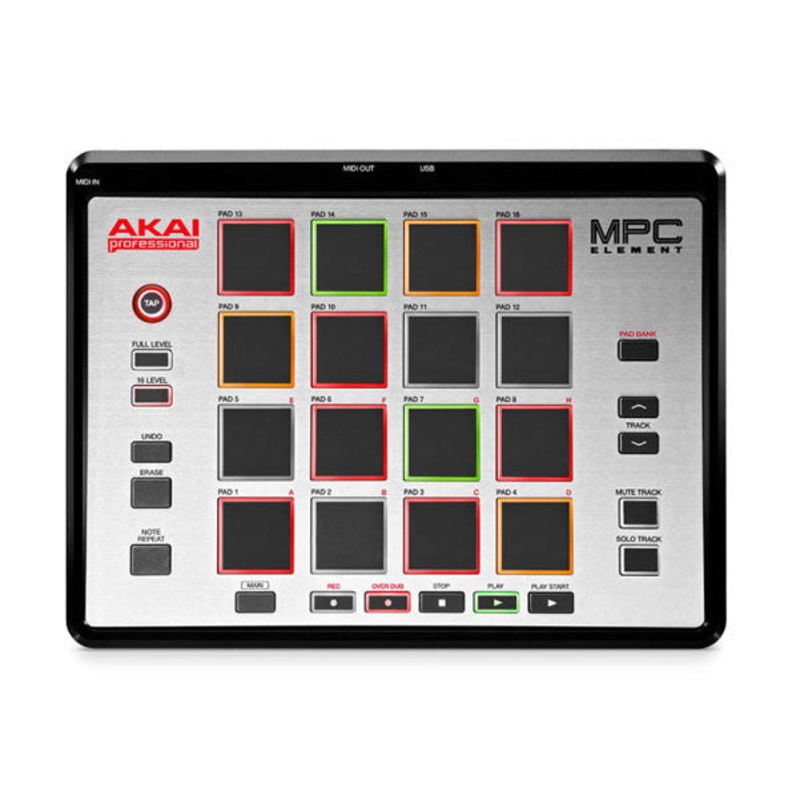 Akai MPC Element Groove Production Hardware Control Surface & Software