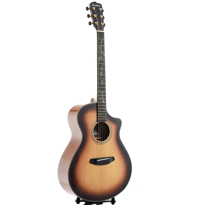 Breedlove Jeff Bridges Amazon Concert Sunburst CE Torrefied European - Granadillo Acoustic-Electric Guitar