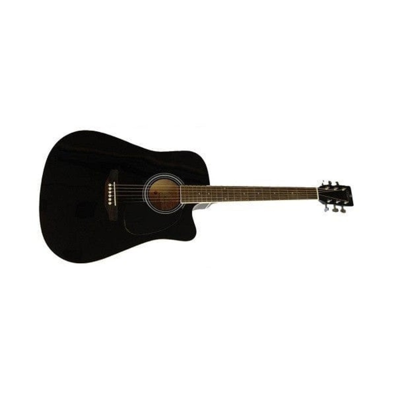 Amaze AW41CE-101SP Cutway Electro Acoustic Guitar - Black
