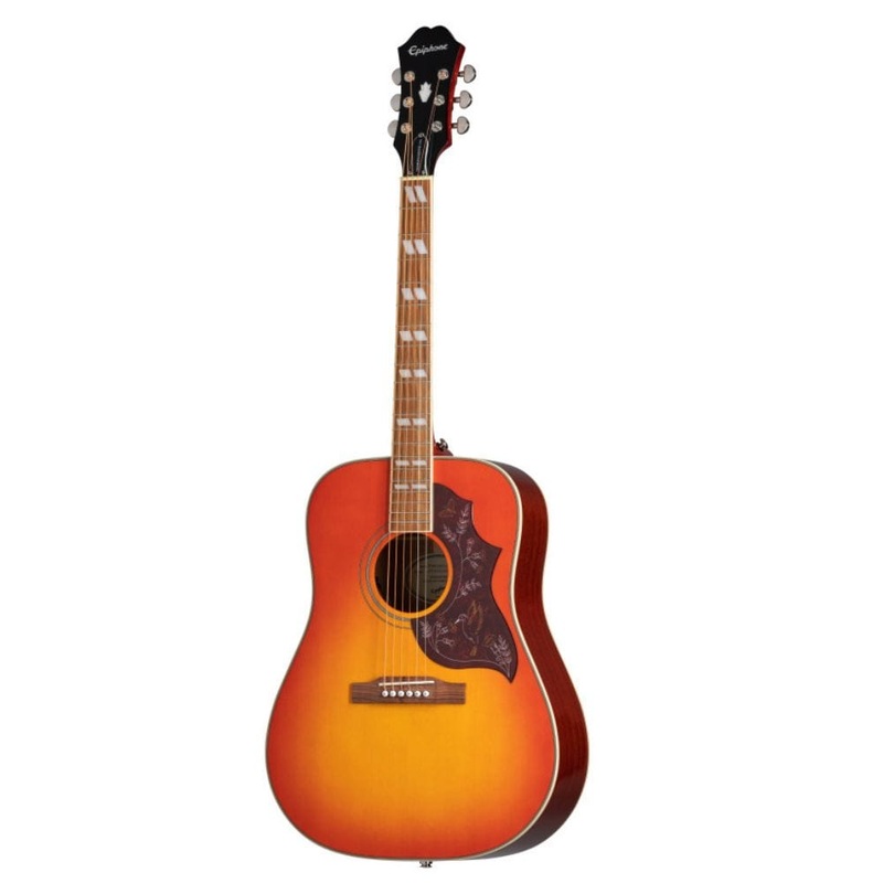Epiphone EEHBFCNH1 Hummingbird Studio Electro Acoustic Guitar - Faded Cherry