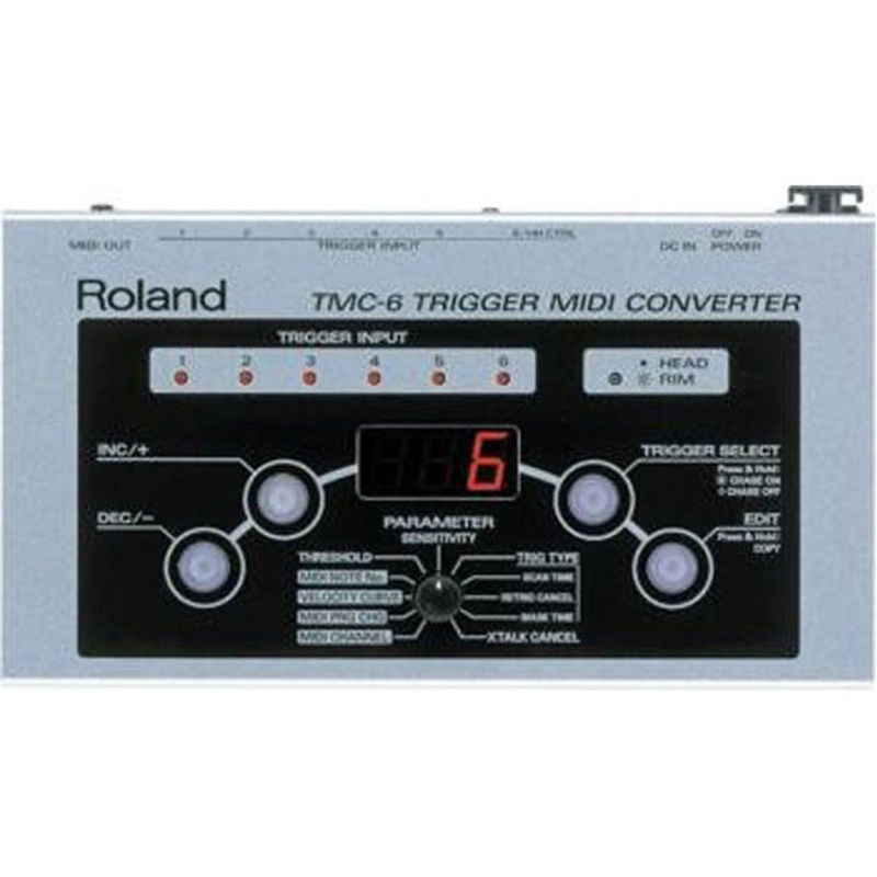 Roland TMC6 Trigger MIDI Converter for Triggering Acoustic Drums