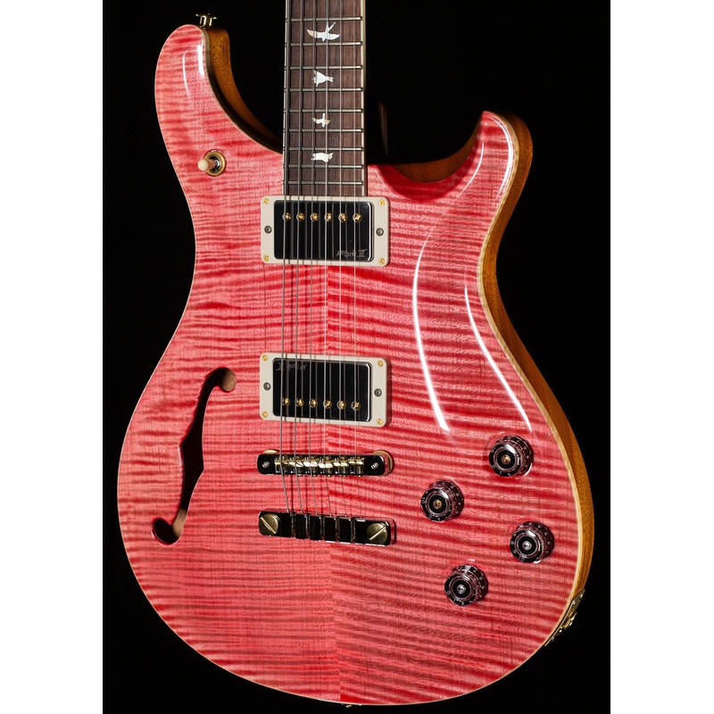 PRS Wood Library Willcutt Exclusive Semi-Hollow McCarty 594 Brazilian Rosewood Bonnie Pink 10 Top (563)