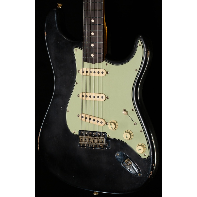 Fender Custom Shop Masterbuilt Andy Hicks True '62 Strat Journeyman Black Brazilian 59 C (227)