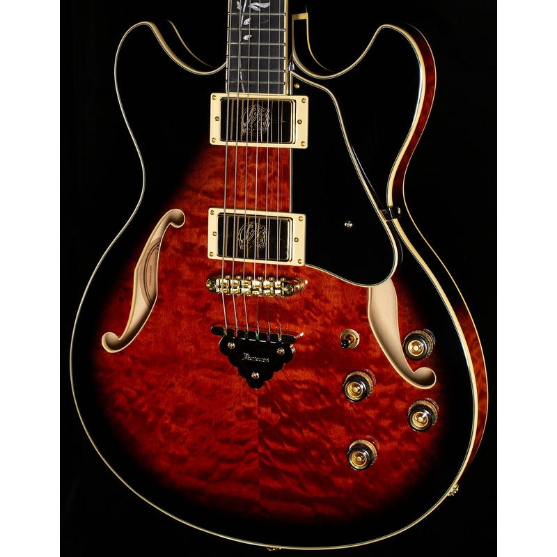 Ibanez Artcore Expressionist AS93QMSPDBS Semi-hollow Dark Brown Sunburst (970)