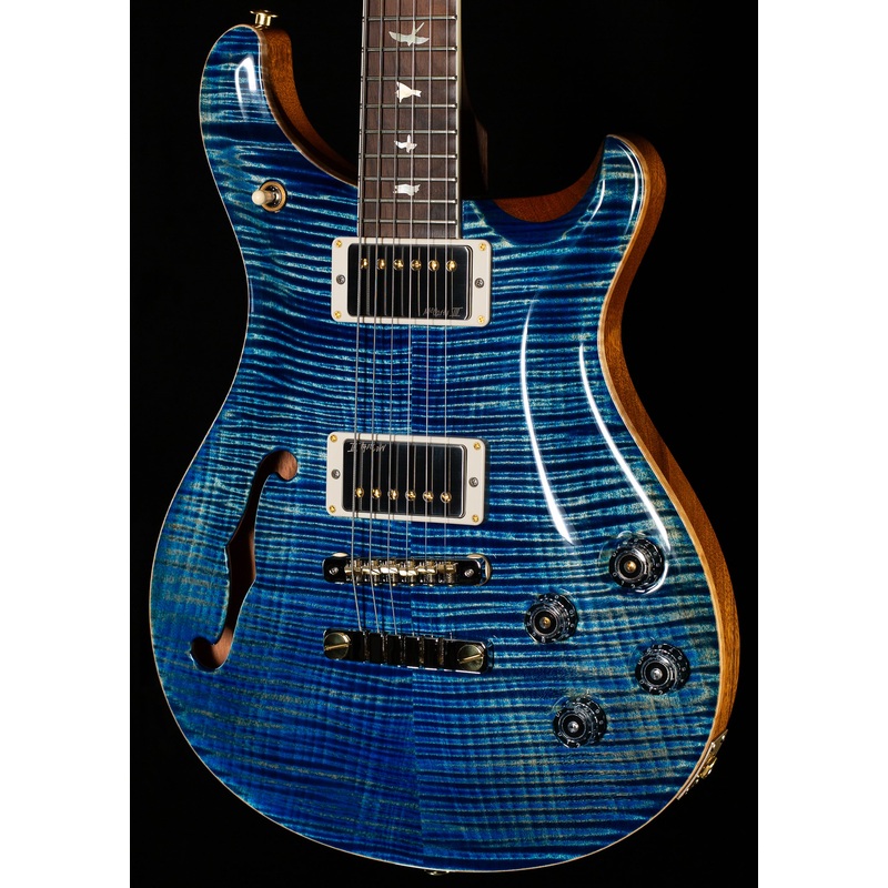 PRS Wood Library Willcutt Exclusive Semi-Hollow McCarty 594 Brazilian Rosewood River Blue 10 Top (564)