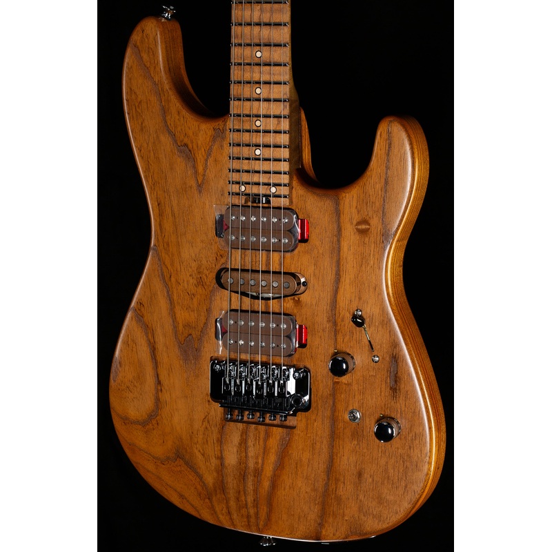 Charvel Guthrie Govan Signature HSH Caramelized Ash, Caramelized Flame Maple Fingerboard, Natural (326)