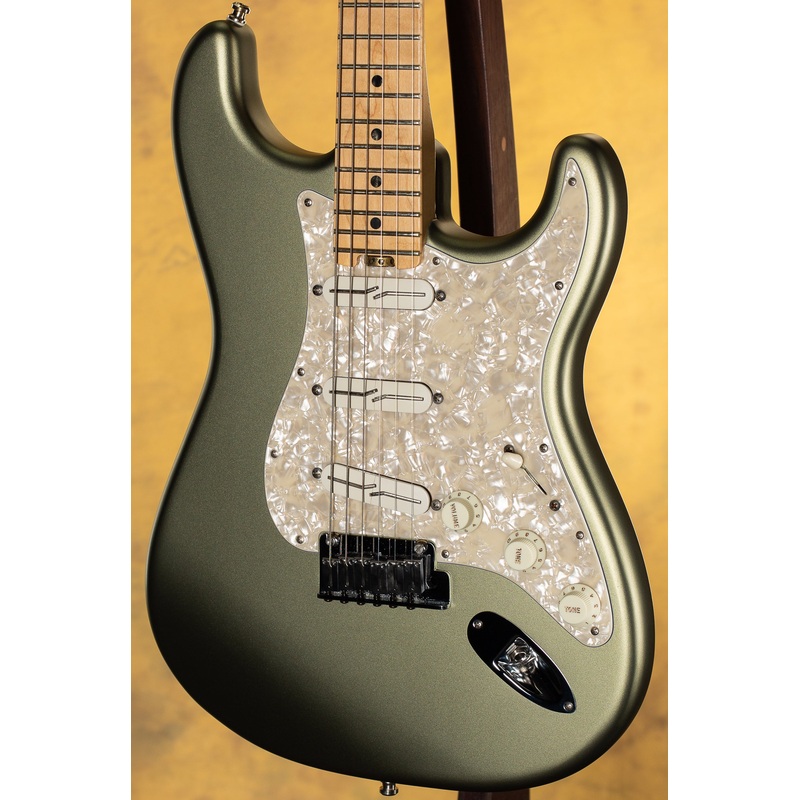 2018 Fender American Elite Stratocaster Satin Jade Pearl Metallic Fralin Split Blade
