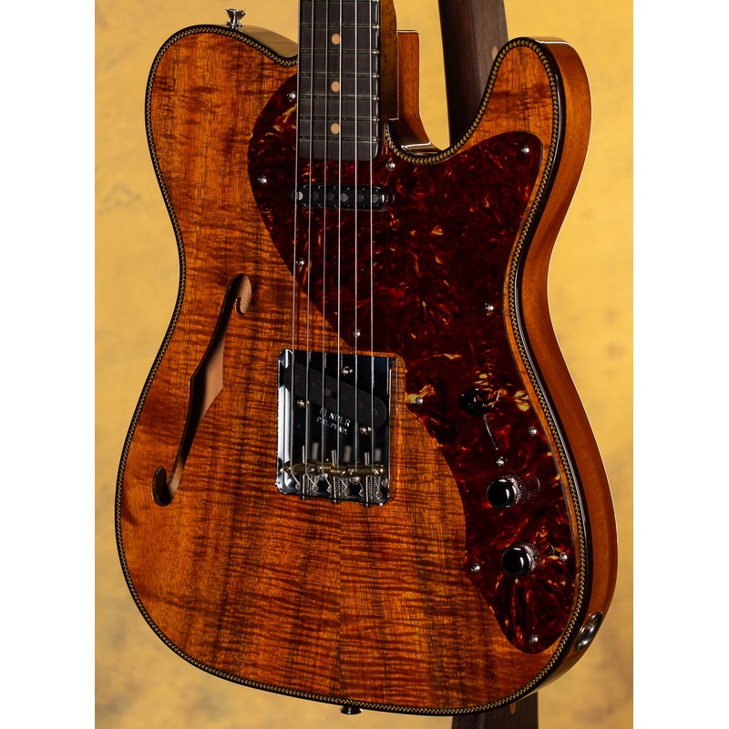 2019 Fender Custom Shop Artisan Koa Thinline Tele NOS