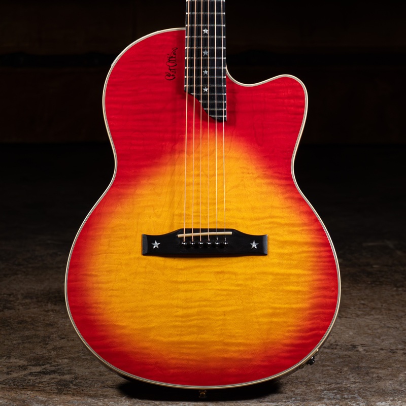 1993 Gibson Chet Atkins SST Acoustic-Electric Guitar, Cherry Sunburst w/OHSC - Used