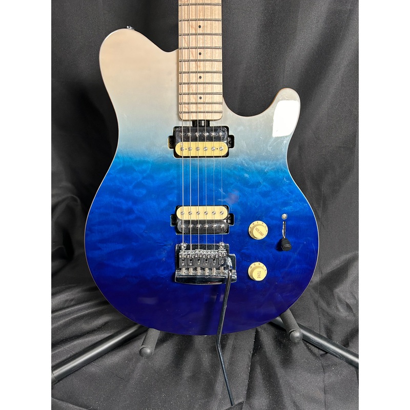 Sterling by Music Man Axis AX3FM Maple Top Electric Guitar-Spectrum Blue
