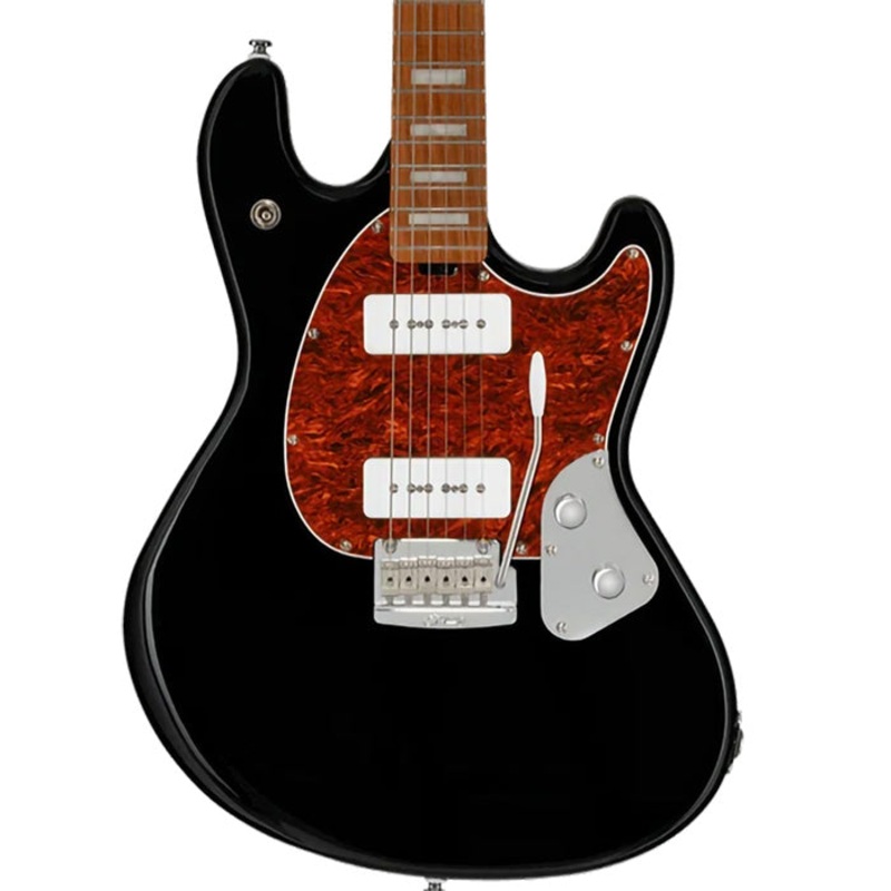 Sterling by Music Man StingRay Plus Electric Guitar, Black
